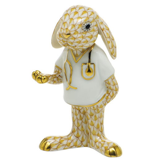 Herend Medical Bunny Butterscotch