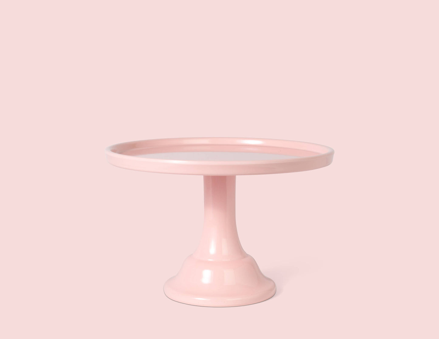 Melamine Cake Stand Small- Peony Pink 8.5 inch