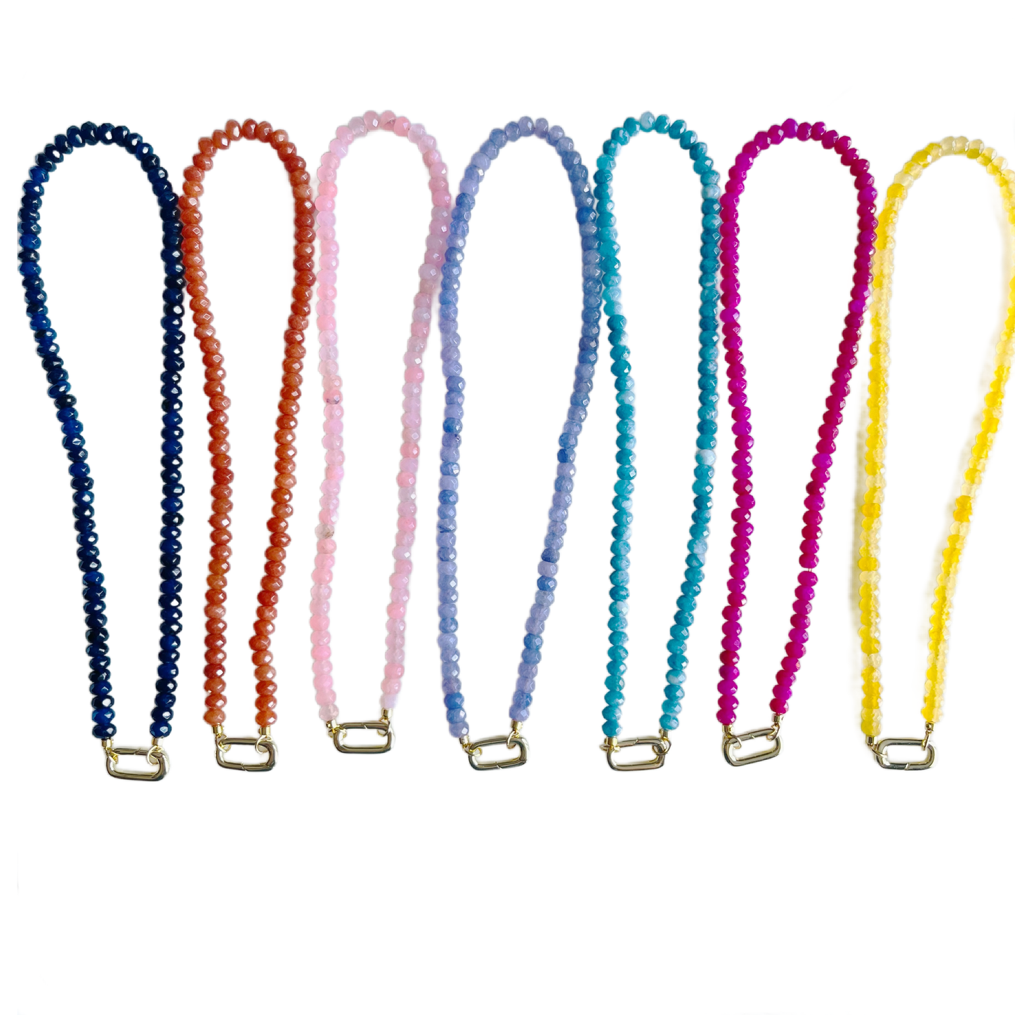 Mini Candy Necklaces: Aqua Blue