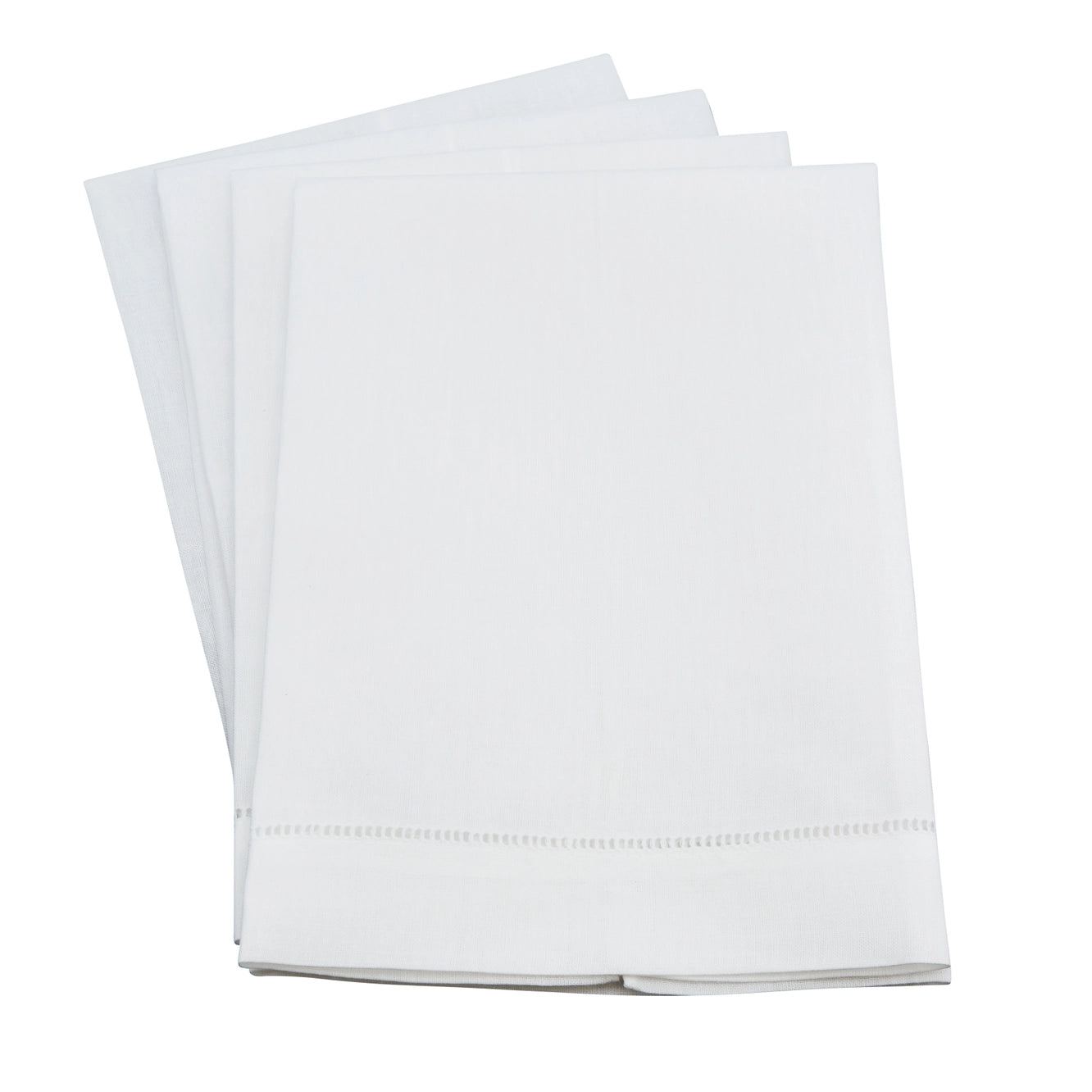 White Hemstitched Guest Towel