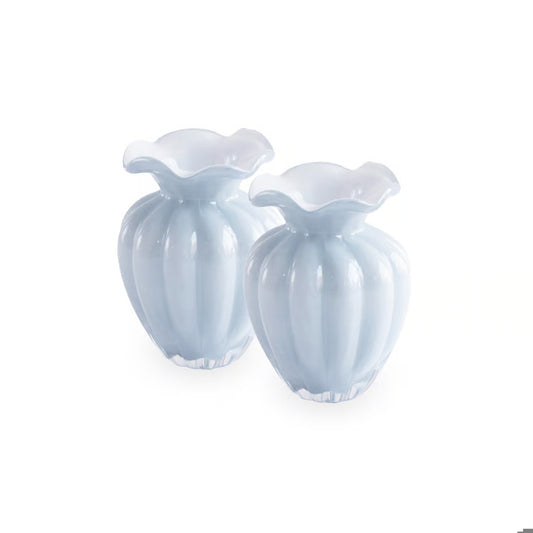 Vento Small Glass Bud Vase Periwinkle