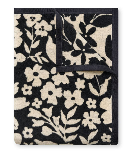 Midnight Floral Blanket: Original Size