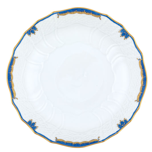Herend Princess Victoria Blue Scallop Dinner Bowl