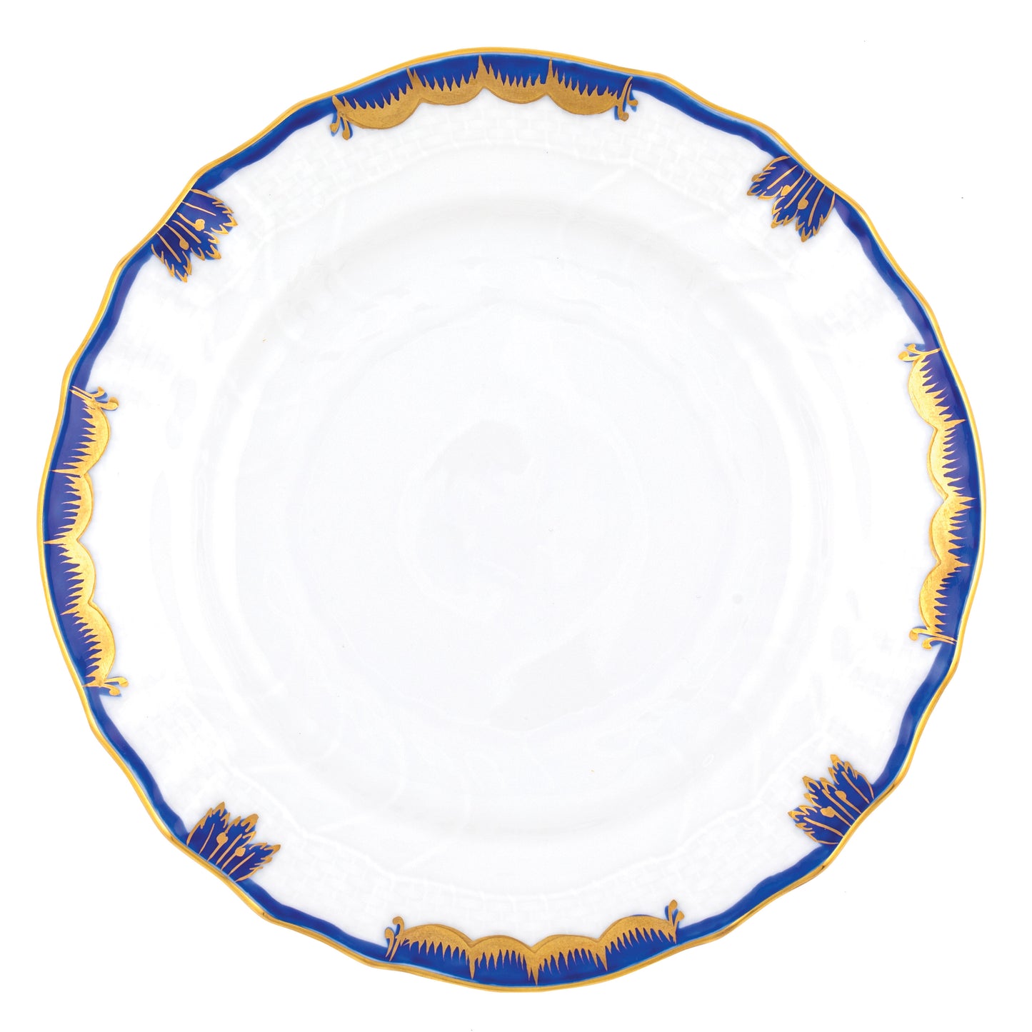Herend Princess Victoria Blue Bread & Butter Plate