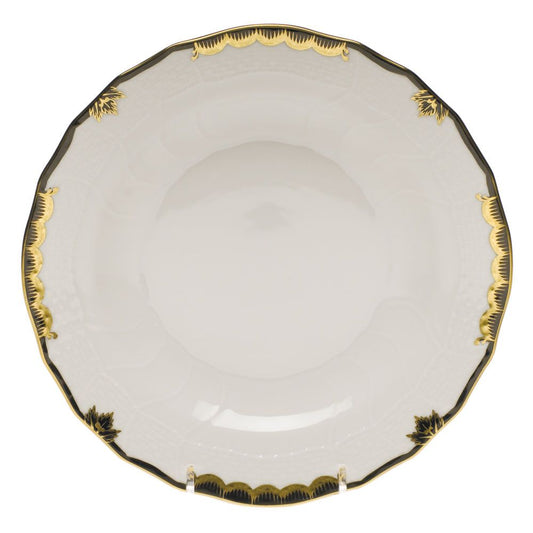 Herend Princess Victoria Black Dessert Plate