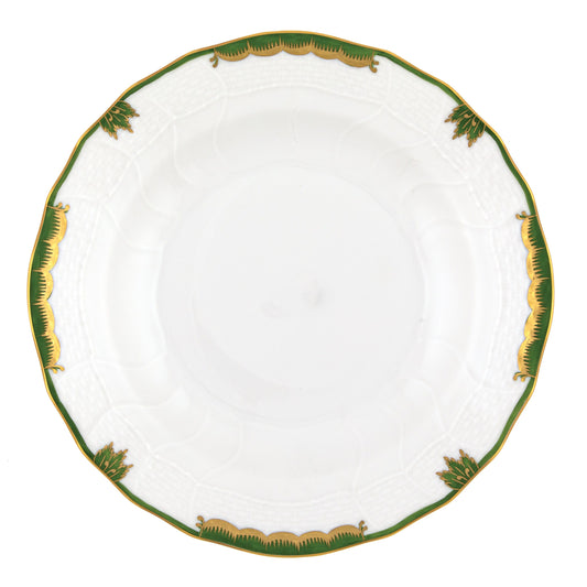 Herend Princess Victoria Dark Green Dessert Plate