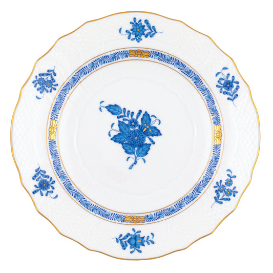 Herend Chinese Bouquet Blue Dessert Plate