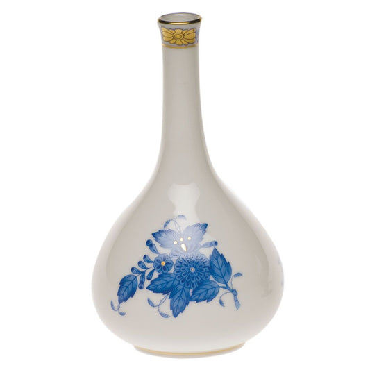 Herend Chinese Bouquet Blue Medium Bud Vase