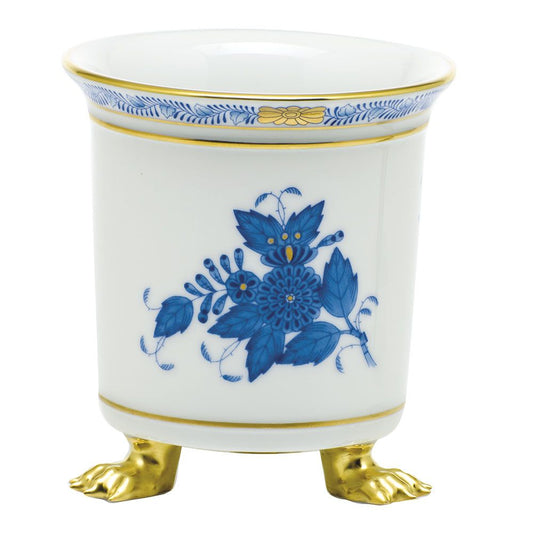 Herend Chinese Bouquet Blue Mini Cachepot