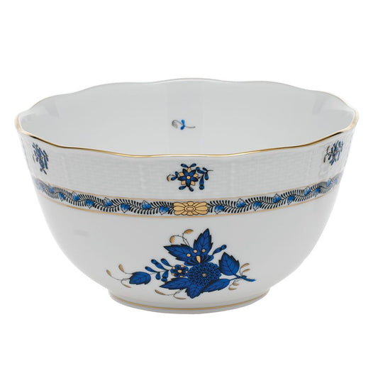 Herend Chinese Bouquet Black Sapphire Bowl