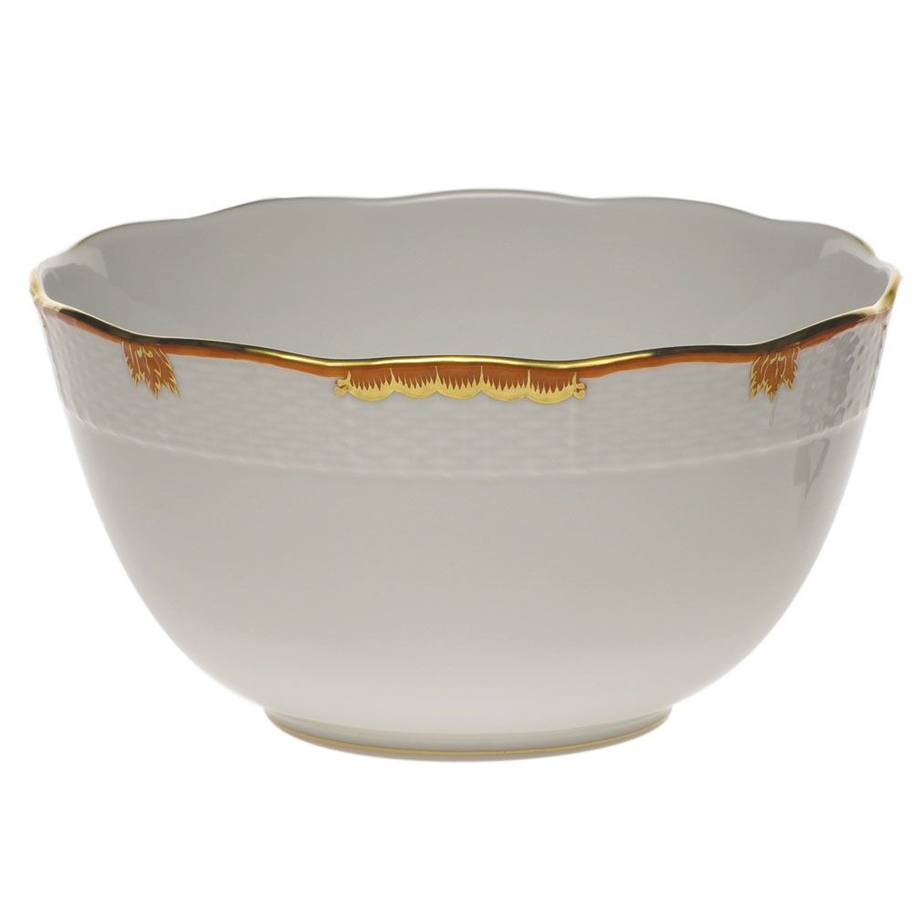 Herend Princess Victoria Rust Bowl