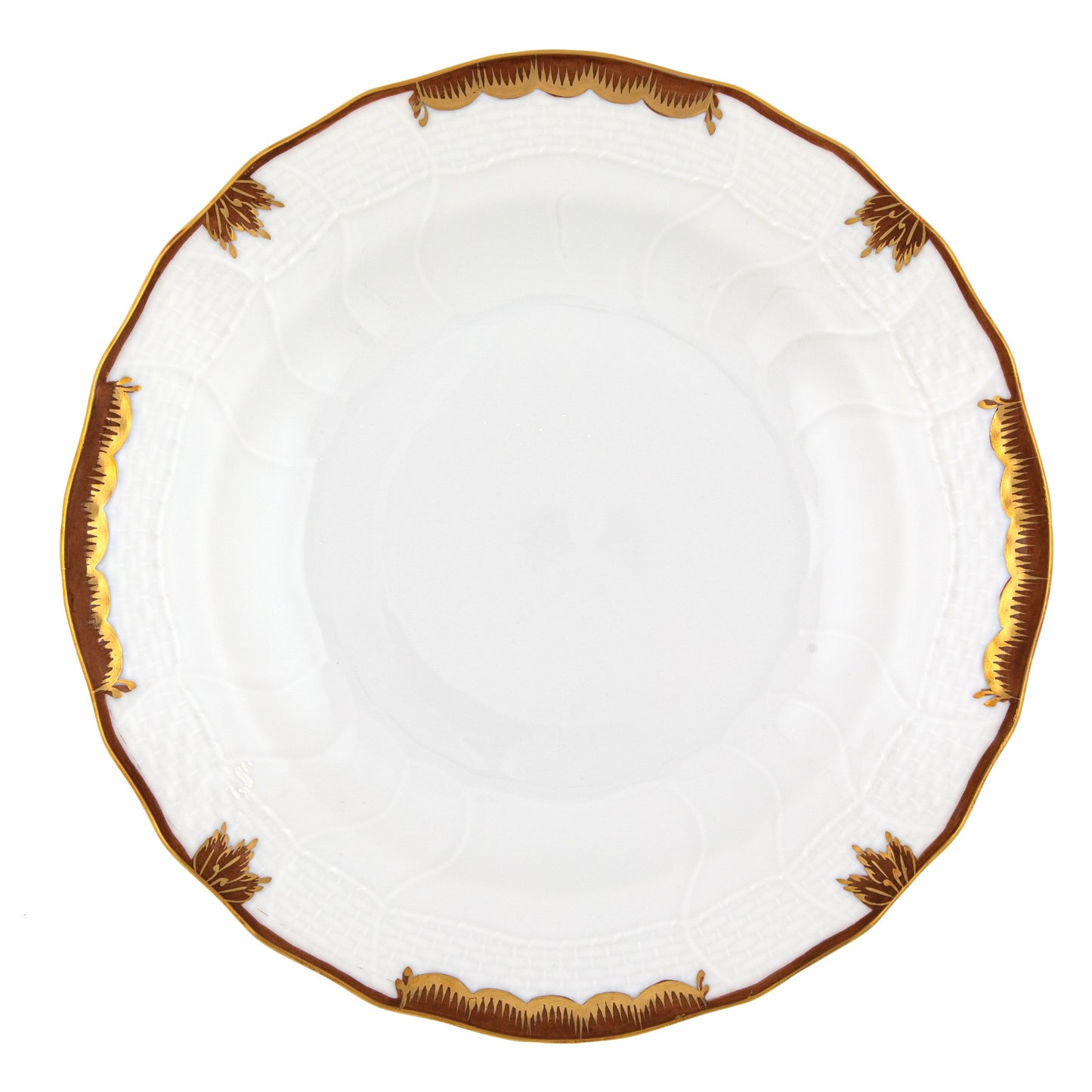 Herend Princess Victoria Brown Dessert Plate