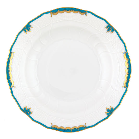 Herend Princess Victoria Turquoise Dessert Plate