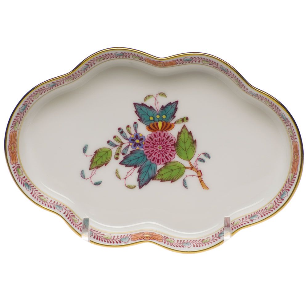 Herend Small Scalloped Tray - Thumbnail 2