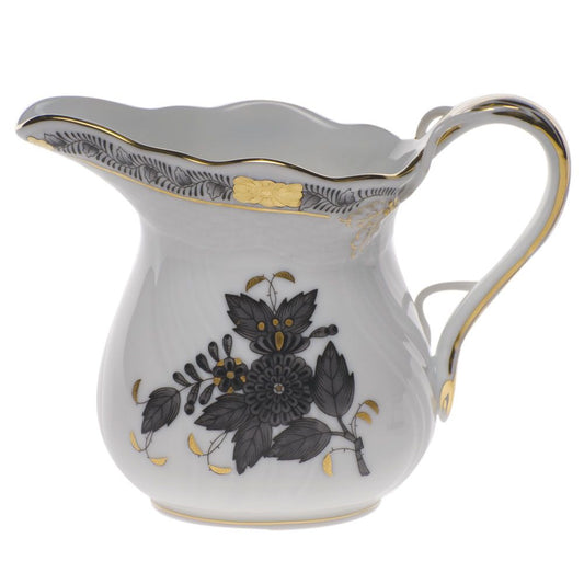Herend Chinese Bouquet Black Creamer