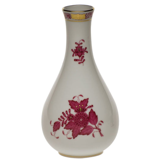 Herend Chinese Bouquet Raspberry Vase