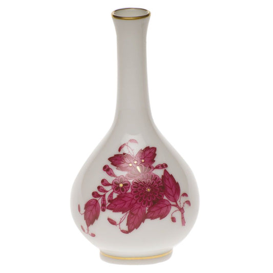 Herend Chinese Bouquet Raspberry Small Bud Vase