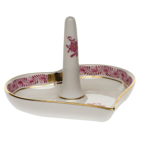 Herend Chinese Bouquet Raspberry Ring Holder