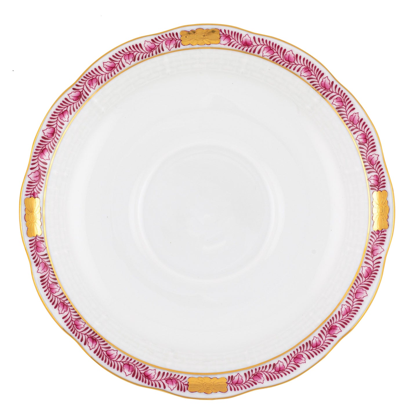 Herend Chinese Bouquet Garland Pink Saucer