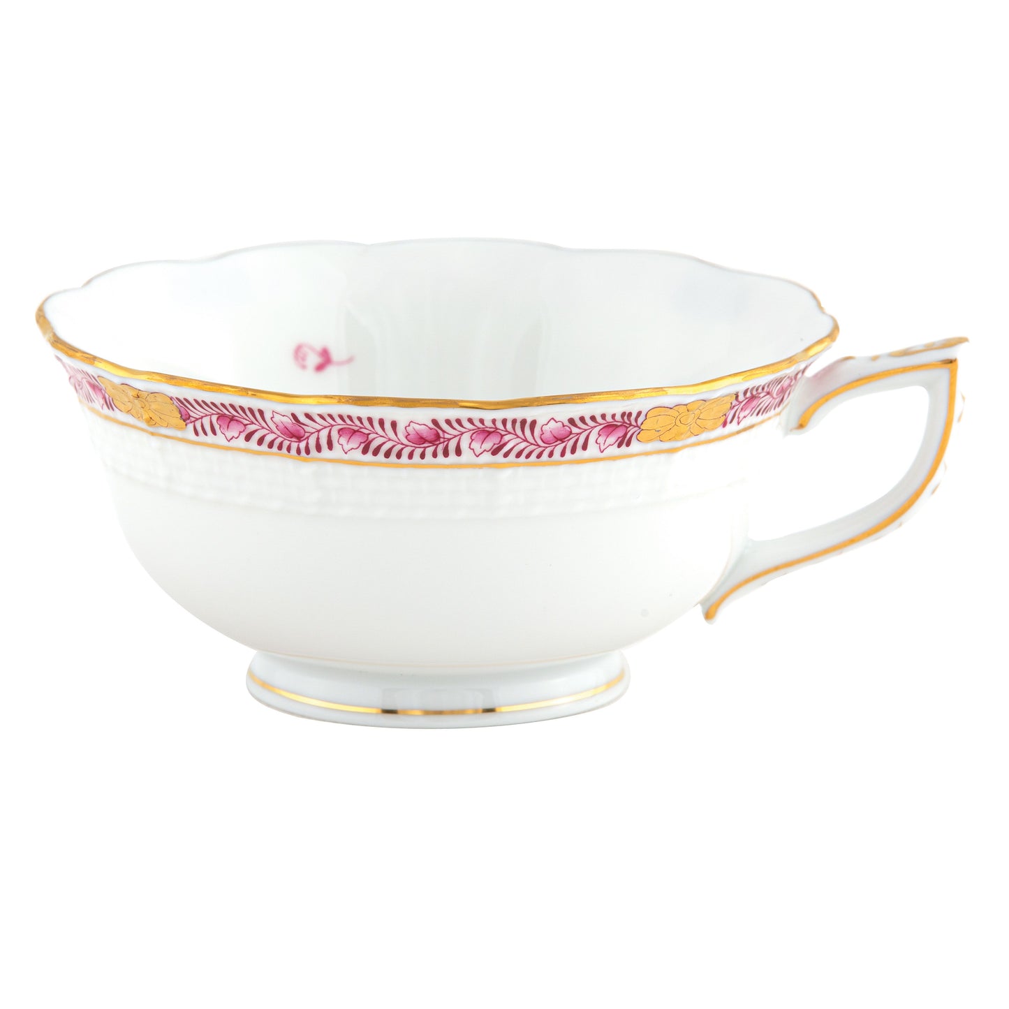 Herend Chinese Bouquet Garland Pink Tea Cup