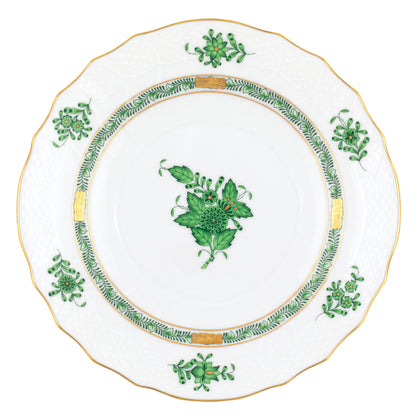 Herend Chinese Bouquet Green Dessert Plate