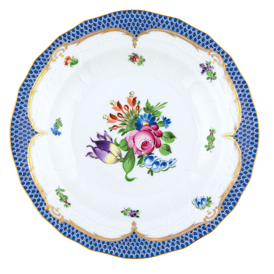 Herend Dessert Plate Printemps Blue Motif 04
