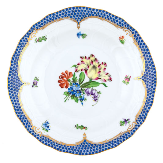 Herend Dessert Plate Printemps Blue Motif 05