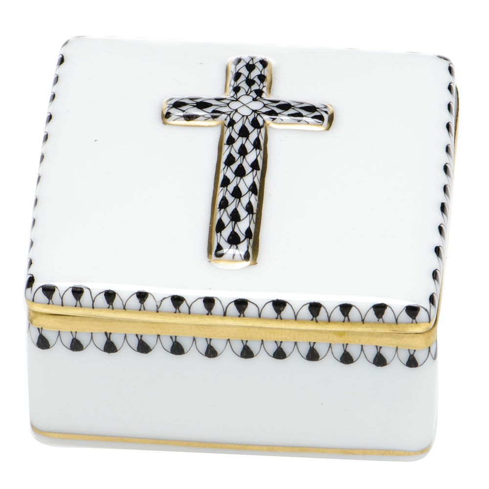 Herend Prayer Box Black