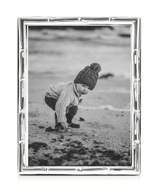 Sterling Silver Bamboo Photo Frame 5x7