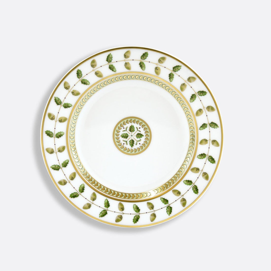 Bernardaud Constance Bread & Butter Plate | Green & Gold