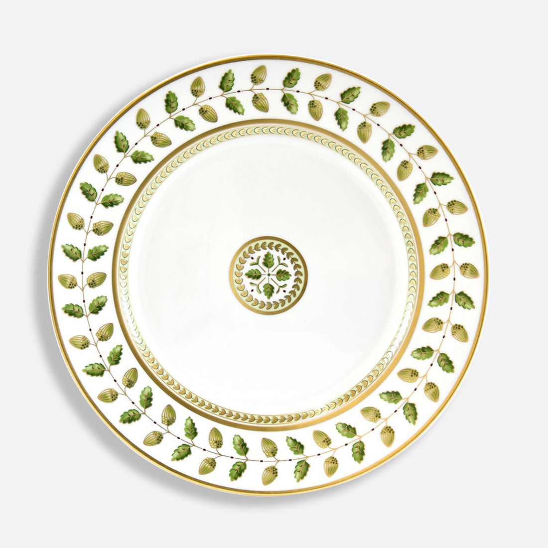 Bernardaud Constance Dinner Plate | Green & Gold
