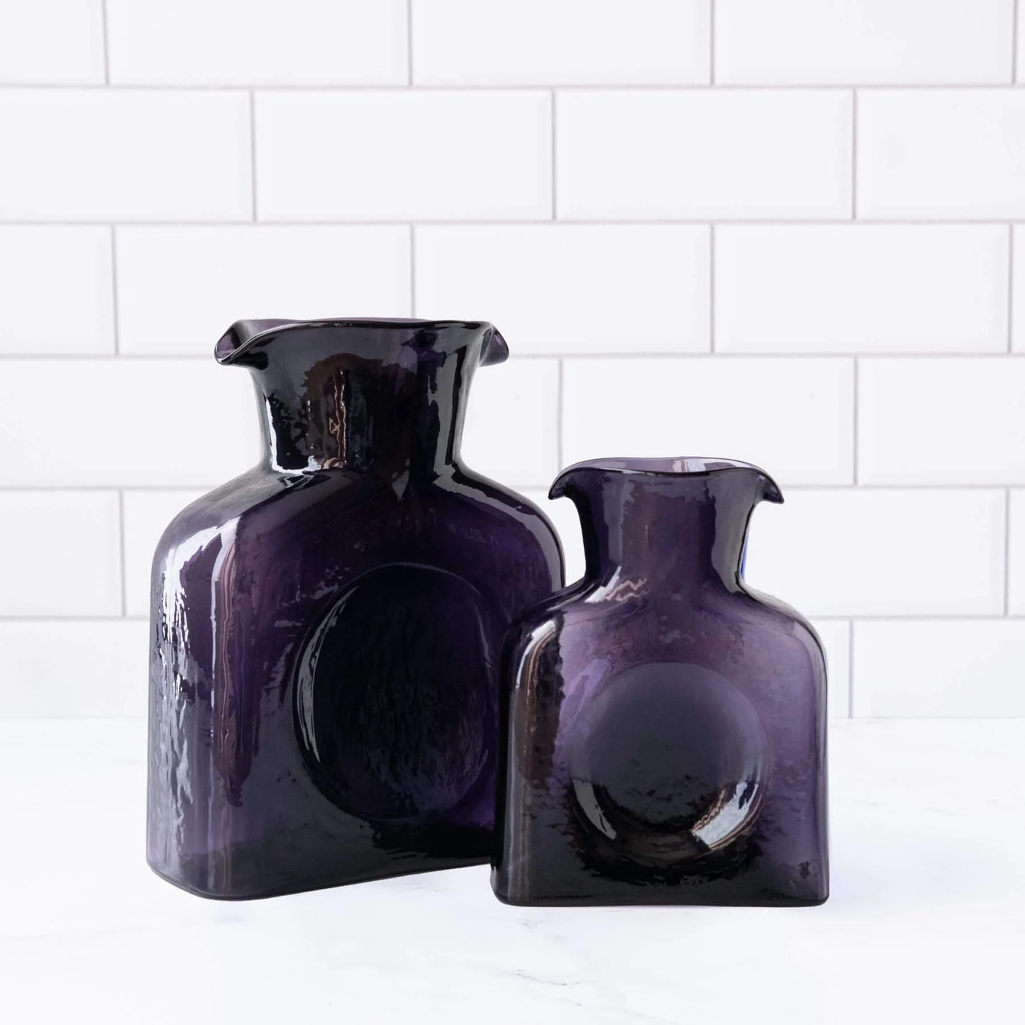 Blenko 384 Water Bottle Glass Spring Crocus Vase | Mini