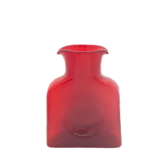 Blenko 384 Water Bottle Glass Ruby Vase | Mini