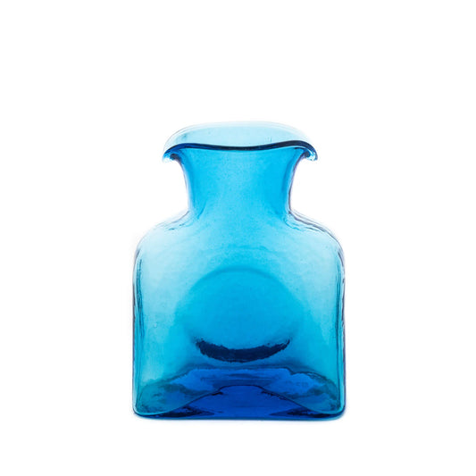 Blenko 384 Water Bottle Glass Turquoise Vase | Mini