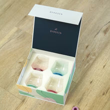 Mezclada Set of 4 Stemless Wine Glasses by Byrdeen