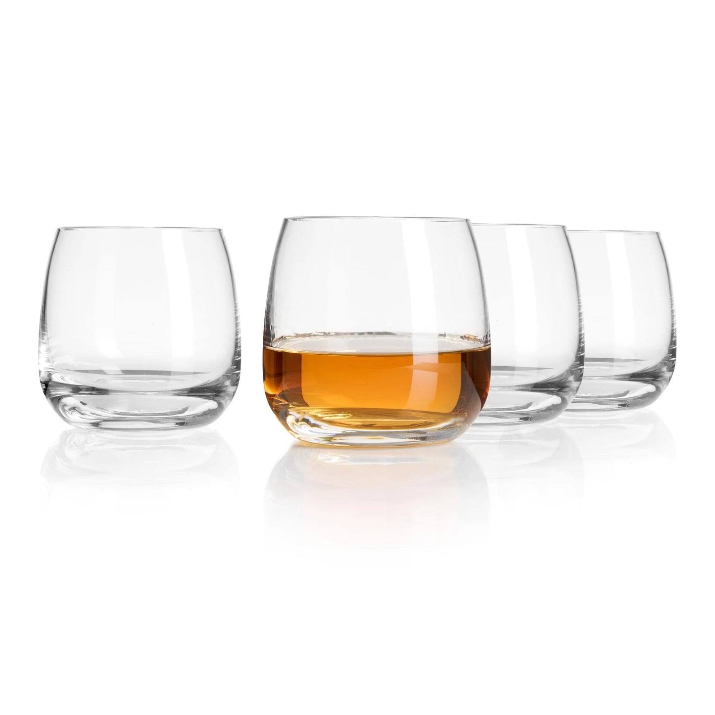 Double Old Fashioned Glass Set of 4