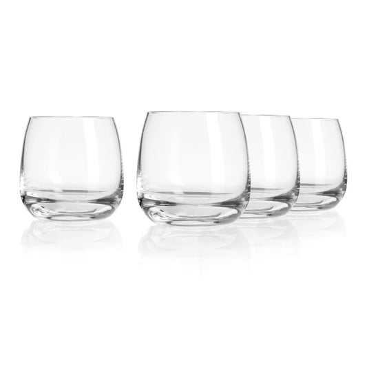 Double Old Fashioned Glass Set of 4