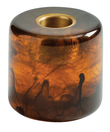 Tortoiseshell Candle Holder Set of 2