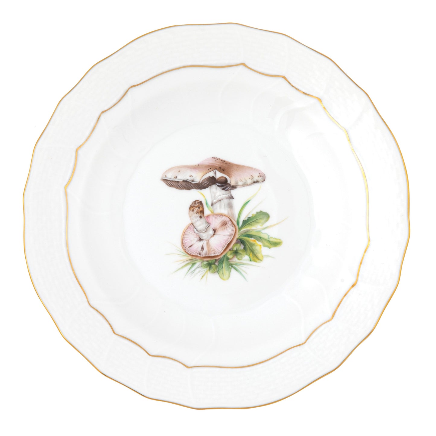 Herend Mushroom Luncheon Plate Motif 1