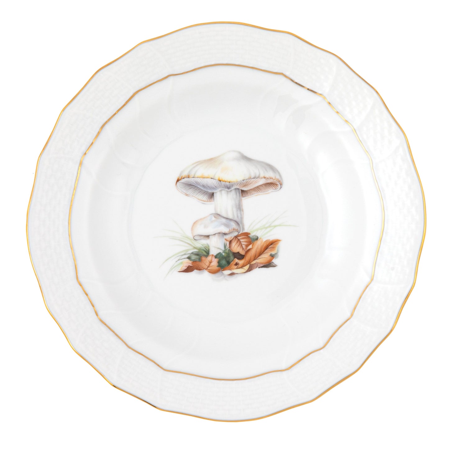 Herend Mushroom Luncheon Plate Motif 11