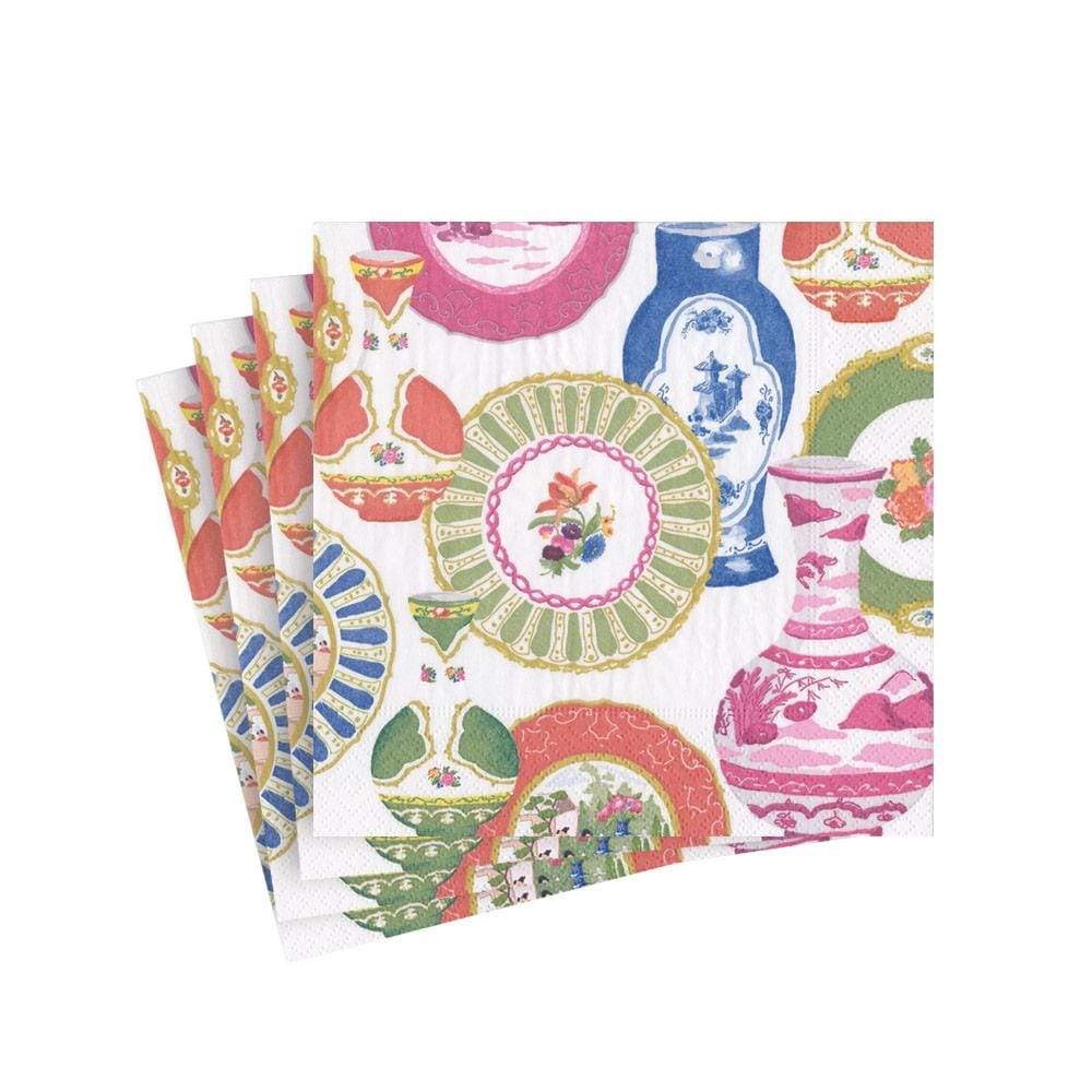 Caspari Meissen Paper Cocktail Napkins | Pack of 20