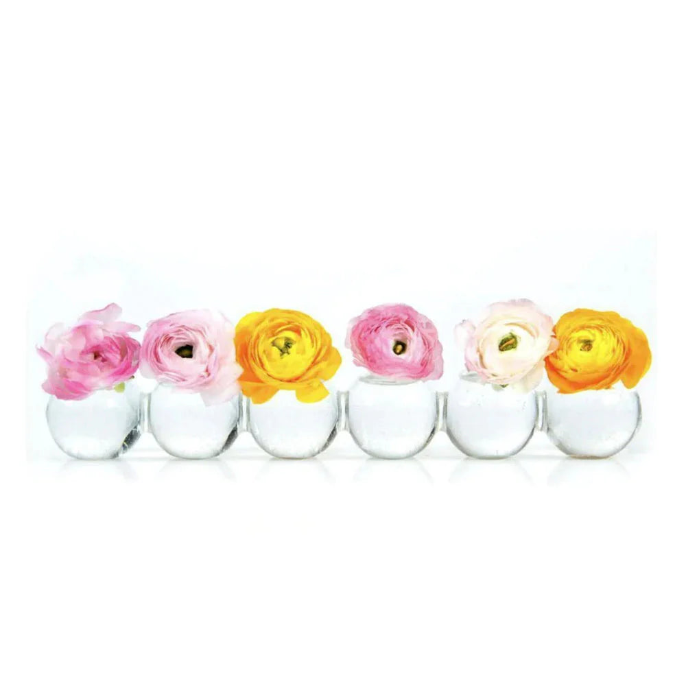 Modern Glass Flower Caterpillar Vase