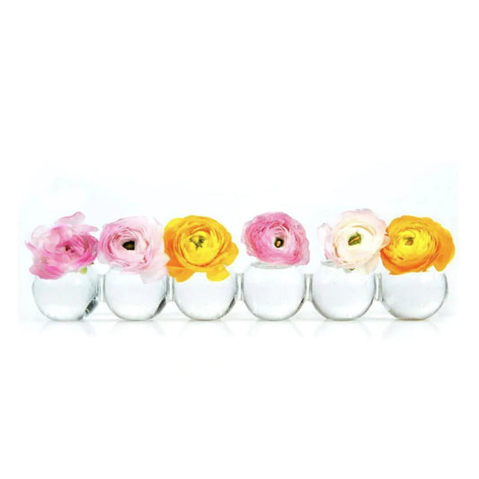 Modern Glass Flower Caterpillar Vase