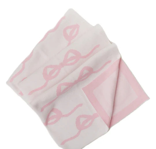 The Perfect Bow Pink Blanket