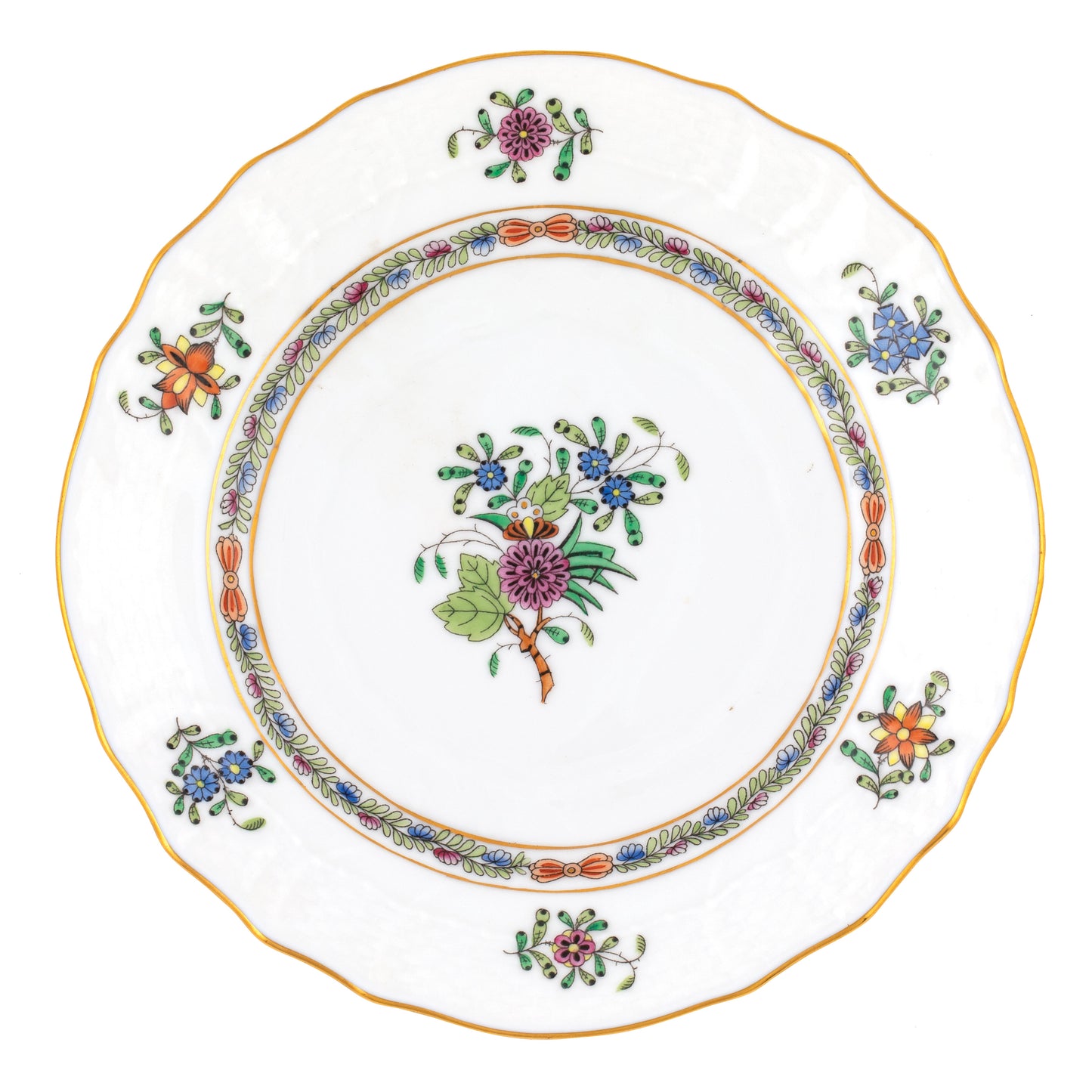 Herend Windsor Garden Bread & Butter Plate