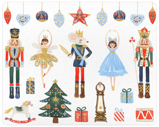 Nutcracker Glass Cutting Board