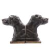 Bronze Lab Bookends