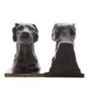 Bronze Lab Bookends