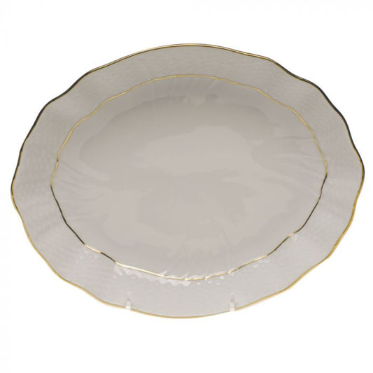 Herend Golden Edge Oval Dish