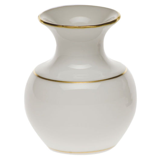 Herend Golden Edge Medium Bud Vase with Lip
